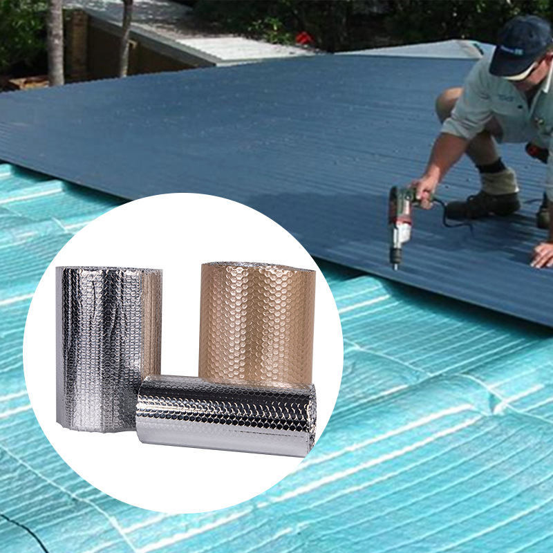 Customized XPE Foam Insulation Thermal Closed Cell Sound Heat Proofing Self Adhesive Roll Aluminum Foil Composite - PAIDU